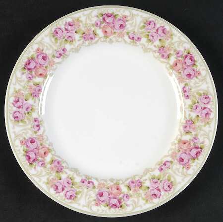 Rose Trellis Salad Plate