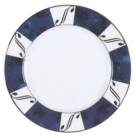 Sapphire Accent Luncheon Plate