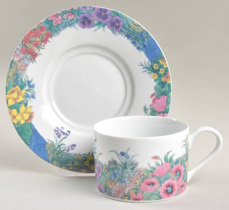 Secret Garden Flat Cup & Saucer Set