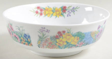 Secret Garden 7" Round Vegetable Bowl