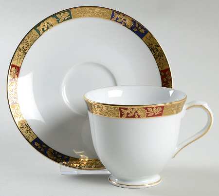 Sheridan Footed Cup & Saucer Set