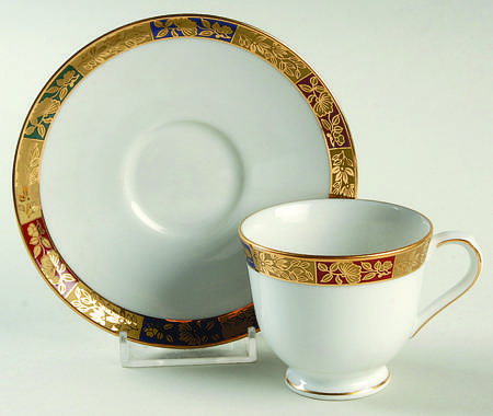Sheridan Footed Demitasse Cup & Saucer Set