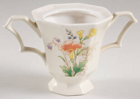 Spring Bouquet Sugar Bowl No Lid