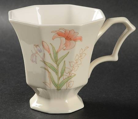 Spring Bouquet Footed Cup