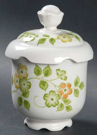 Spring Sugar Bowl & Lid