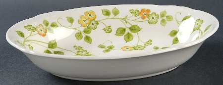 Spring 9" Oval Vegetable Bowl
