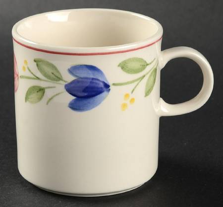 Spring Tulips Flat Cup