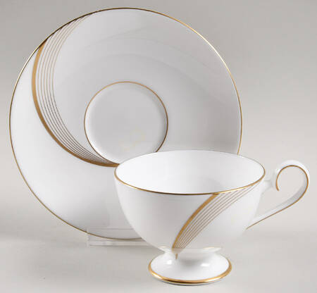 Starlight Footed Cup & Saucer Set