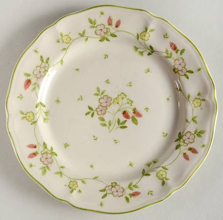 Strawberry Patch Salad Plate