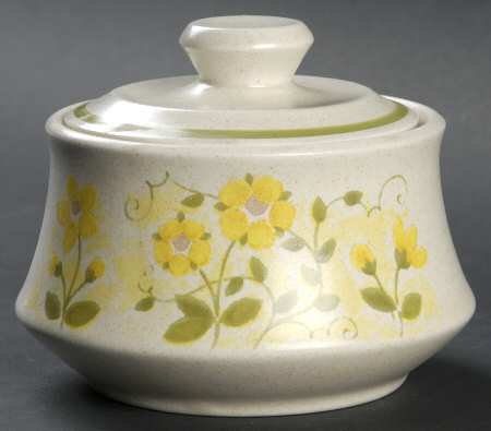 Sunshine Sugar Bowl & Lid