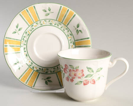 Sunshine Flat Cup & Saucer Set