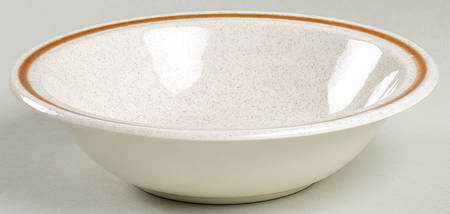 Tangerine Rim Soup Bowl