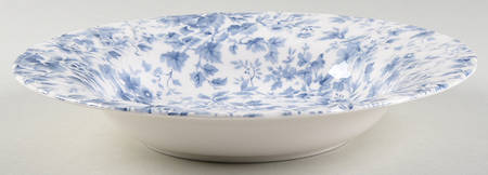 Tea Roses Large Rim Soup Bowl