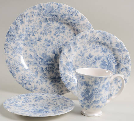Tea Roses 4 Piece Place Setting