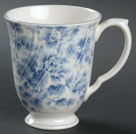 Tea Roses Footed Mug