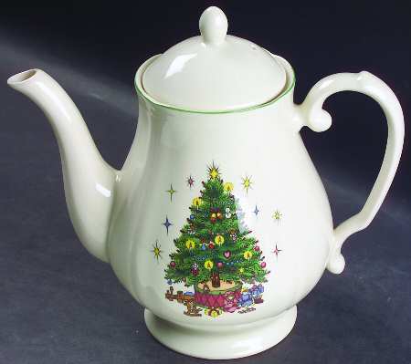 Tis The Season Coffee Pot & Lid
