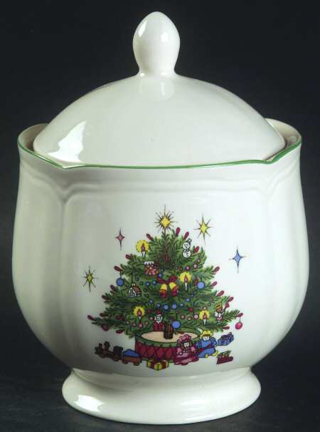 Tis The Season Sugar Bowl & Lid