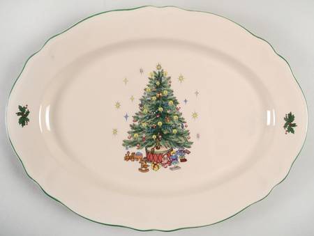 Tis The Season 14" Oval Serving Platter