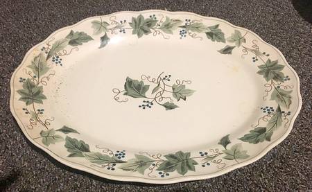Vintage 12" Oval Serving Platter
