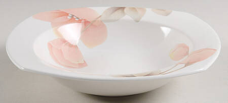 Virginia Rose Rim Soup Bowl