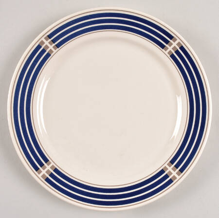 Wave Length Salad Plate by Nikko