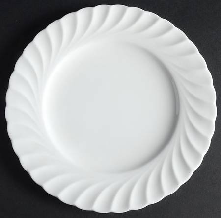 White Elegance Salad Plate