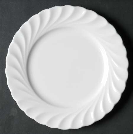 White Elegance Bread & Butter Plate