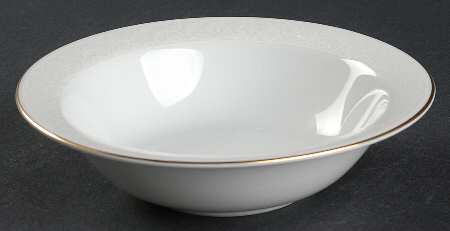 White Lace Gold Fruit/Cereal Bowl by Nikko