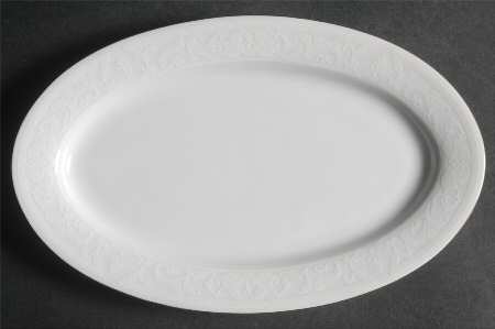 White Lace Gold Relish/Butter Tray by Nikko