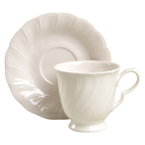Footed Cup & Saucer Set