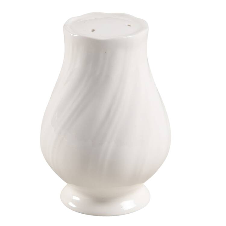 White Satin Salt Shaker