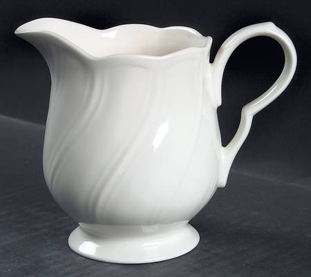 White Satin Creamer