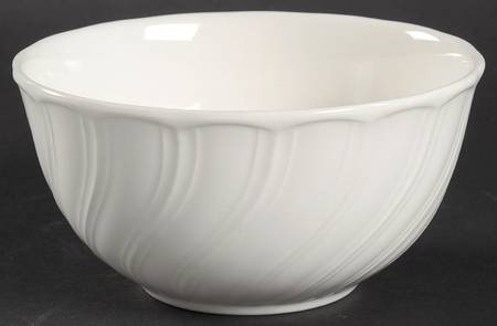 White Satin 5" All Purpose Bowl