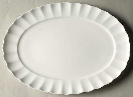 White Tie 13" Oval Serving Platter