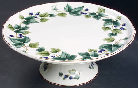 Wild Berry 11" Diameter Pedestal Cake Stand