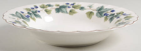 Wild Berry Large Rim Soup Bowl