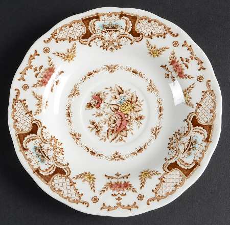 Windsor Brown Multicolor Saucer