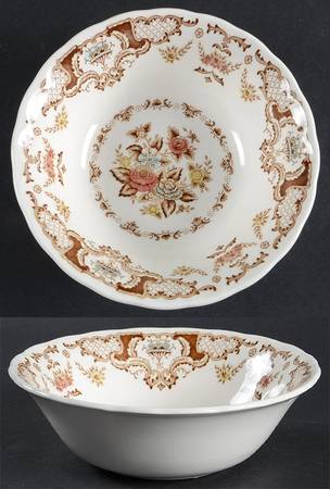 Windsor Brown Multicolor Coupe Cereal Bowl