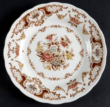 Windsor Brown Multicolor Salad Plate