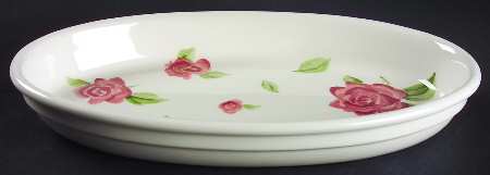 Wild Roses 13" Oval Baker