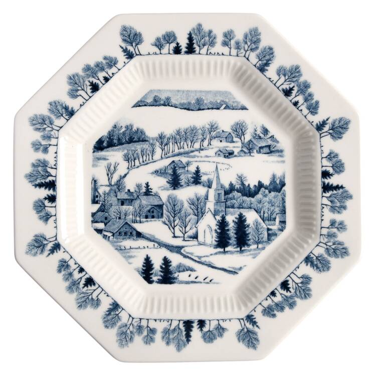 Winter Wonderland Salad Plate