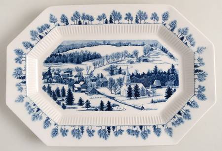 Winter Wonderland 13" Oval Serving Platter