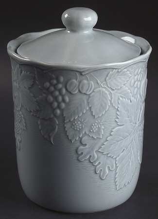 Woodbury Blue Medium Canister & Lid