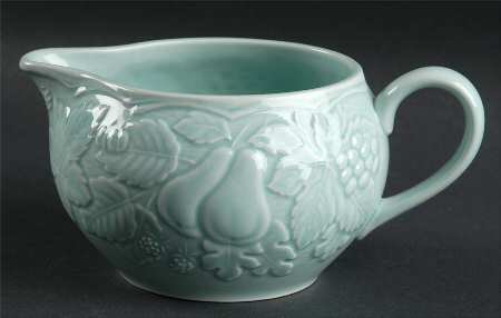 Woodbury Green Open Sauce Boat