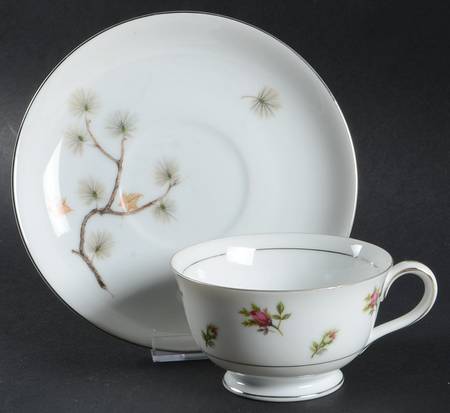 Woodland Footed Cup & Saucer Set