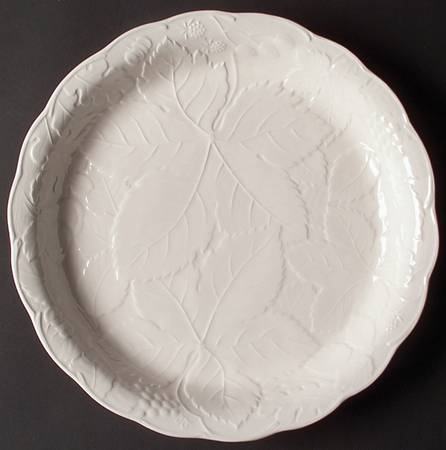 Woodbury White Pie Serving Plate