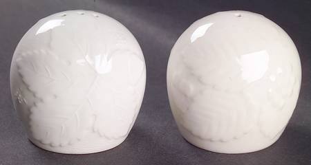 Woodbury White Salt & Pepper Set by Nikko