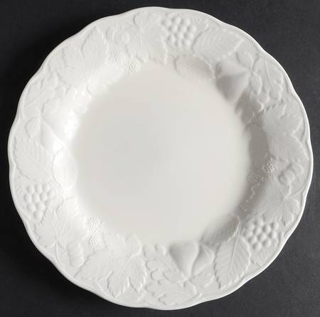Woodbury White Luncheon Plate