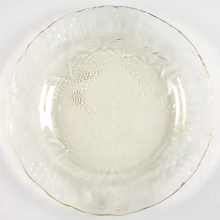 Woodbury Yellow Glassware Salad Plate