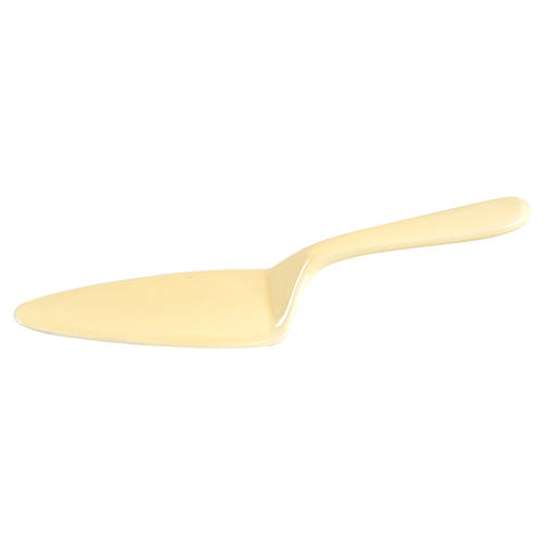Woodbury Yellow Solid Ceramic Pie/Cake Server